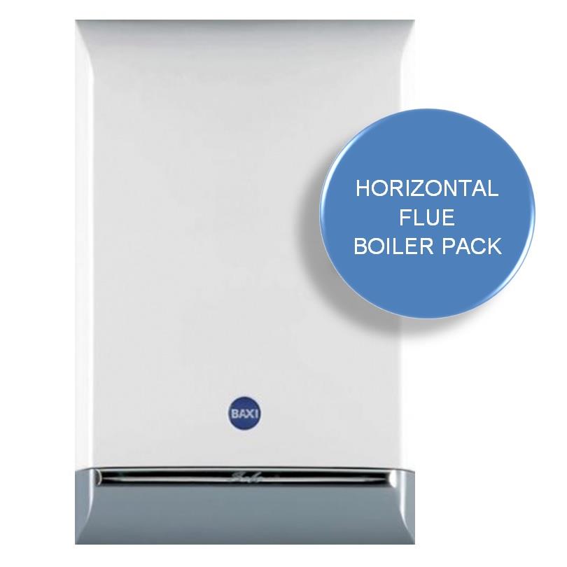 BAXI Solo 12 HE Condensing Open Vent Boiler and Horizontal Flue