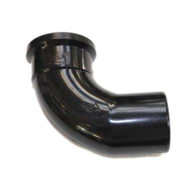 SB309 82MM POLYPIPE 92 DEGREE SINGLE SOCKET BEND BLACK