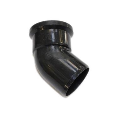 SB312 82MM POLYPIPE SINGLE SOCKET 135 DEGREE BEND BLACK