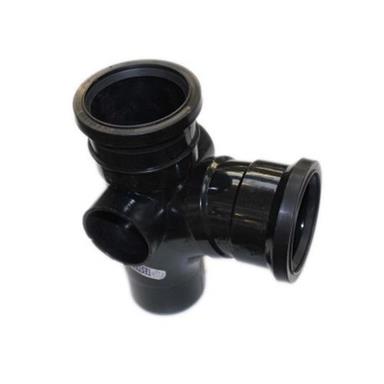 ST301 82MM POLYPIPE 92 DEGREE BRANCH BLACK