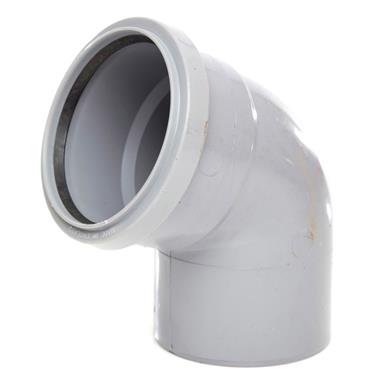 SB411 110MM POLYPIPE 112 DEGREE BEND GREY