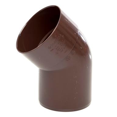 SB404 110MM POLYPIPE 135 DEGREE SOCKET/SPIGOT OFFSET BEND  BROWN