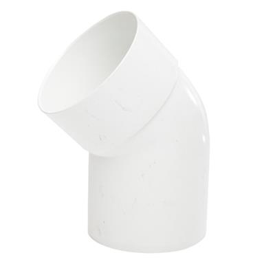 SB404 110MM POLYPIPE 135 DEGREE SOCKET/SPIGOT OFFSET BEND  WHITE