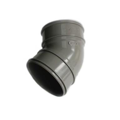 SWB18 110MM POLYPIPE 135 DEGREE DOUBLE SOCKET SOLVENT BEND S/GRE