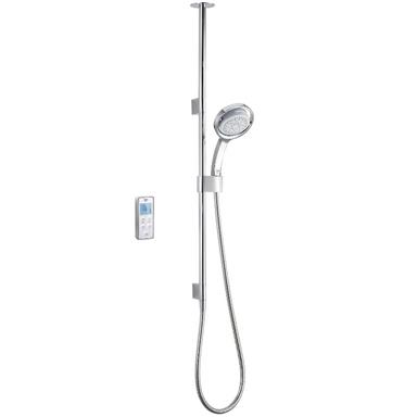 Mira Vision Digital Shower Ceiling Fed Lp Gravity Fed White