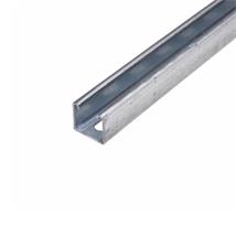 3 Metre 41mmx41mmx2.5mm Unistrut Slotted Galvanised Channel, CH4141S3